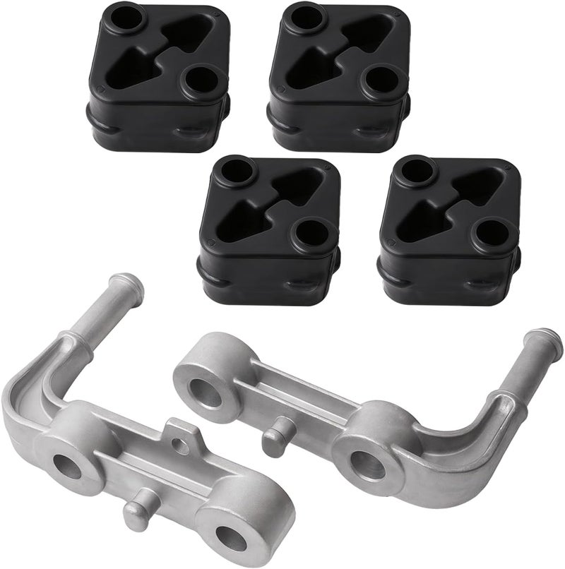 RydSuns 6Pcs Exhaust Bracket Muffler Support Compatible with 2019-2025 Dodge Ram 1500 Rear Left & Right Rubber Isolator Hanger Assembly Replaces 68275662AB 68519121AA 68395841AA - Image 1